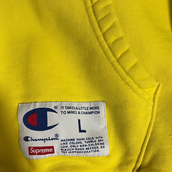 SUPREME X CHAMPION ss18 Limited Edition Hoodie - Size L. Perfect Condition. - Picture 7 of 7
